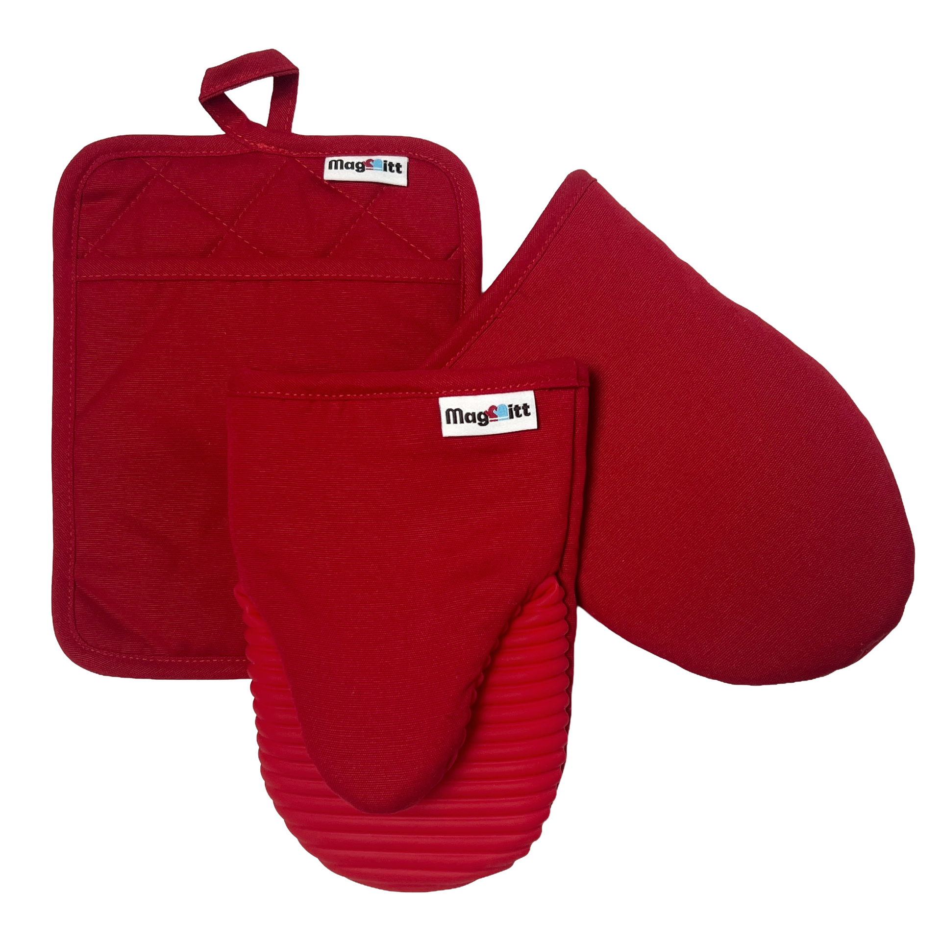 The MagMitt 3 Piece Set (Cherry Red) – The MagMitt by TriggTube